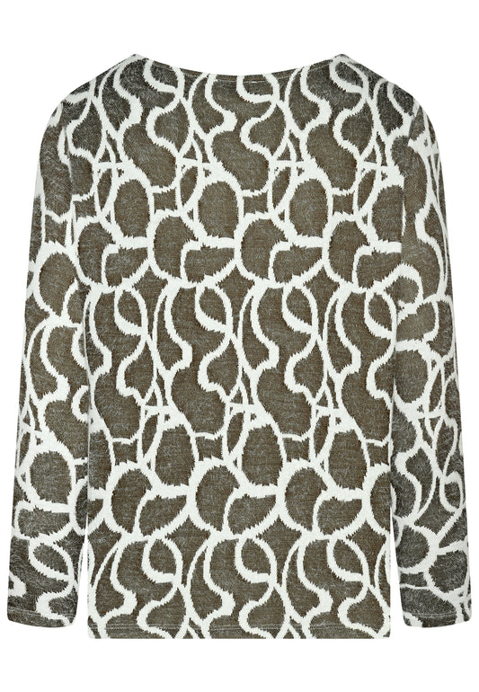 E26764 Shirt Comfy Flow - 14/brown-ecru
