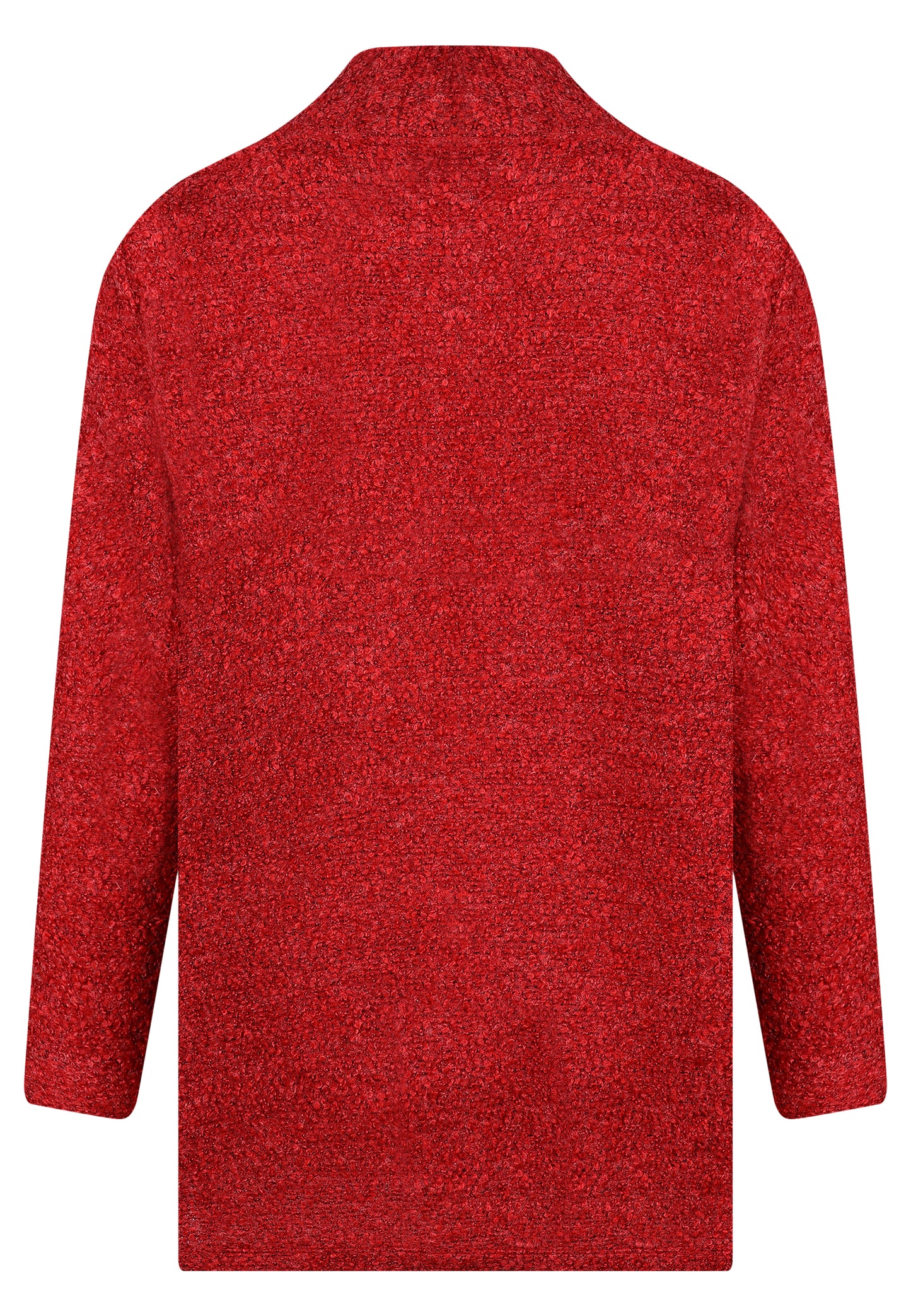 E25581 Strick-Cardigan in Rot