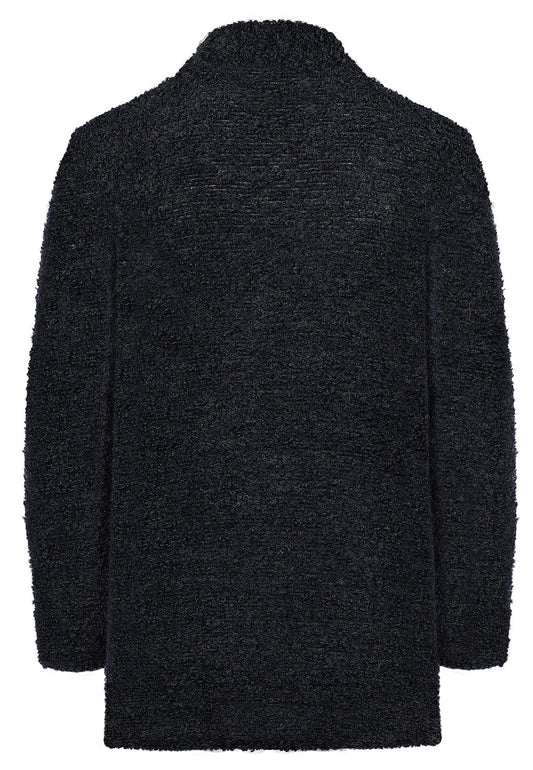 E25685 Strick-Cardigan in Dunkelblau