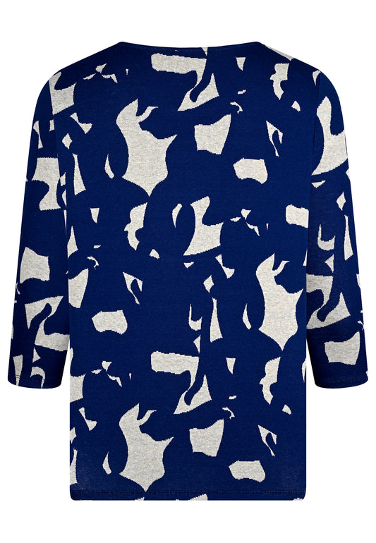 E26163 Shirt Soft Melange - 03/sand-navy