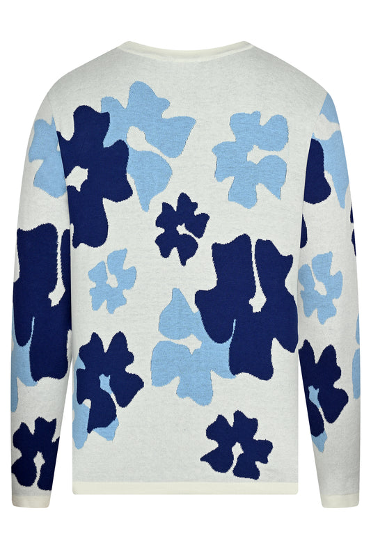 E26169 Pull Flower Jacqu - 16/white-navy