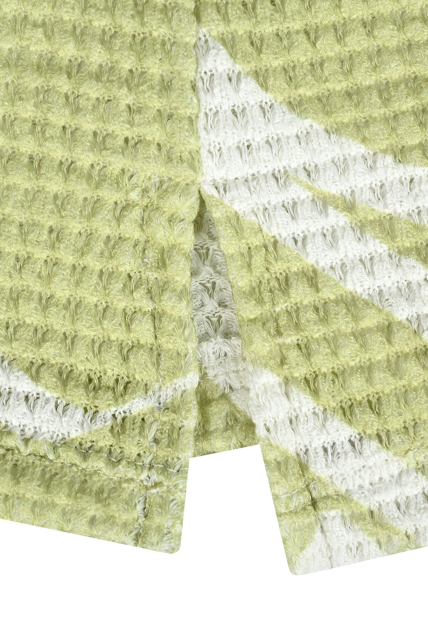 E26261 Shirt Fancy Waffle - 12/lime-white
