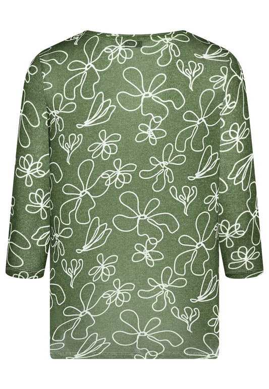 E26268 Shirt Bicolor - 04/khaki-white