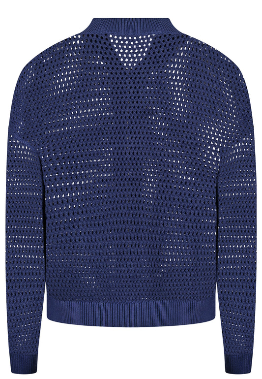 E26273 Zip Cardigan - 16/navy