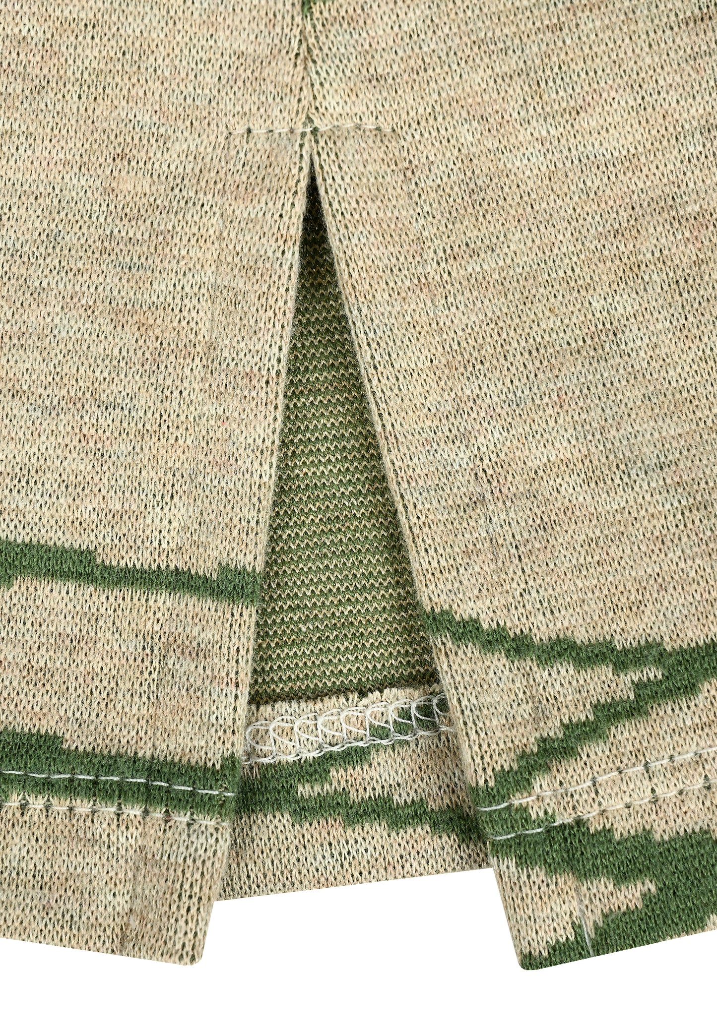 E26274 Shirt Melange Waves - 03/sand-green