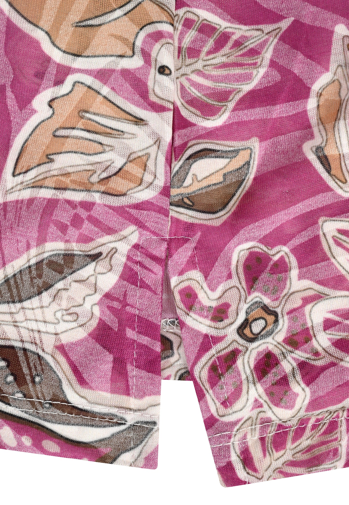 E26362 Shirt Burn Flowers - 09/pink-sand