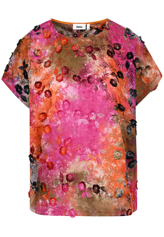 E26382 Shirt T&D - 14/brown-multi
