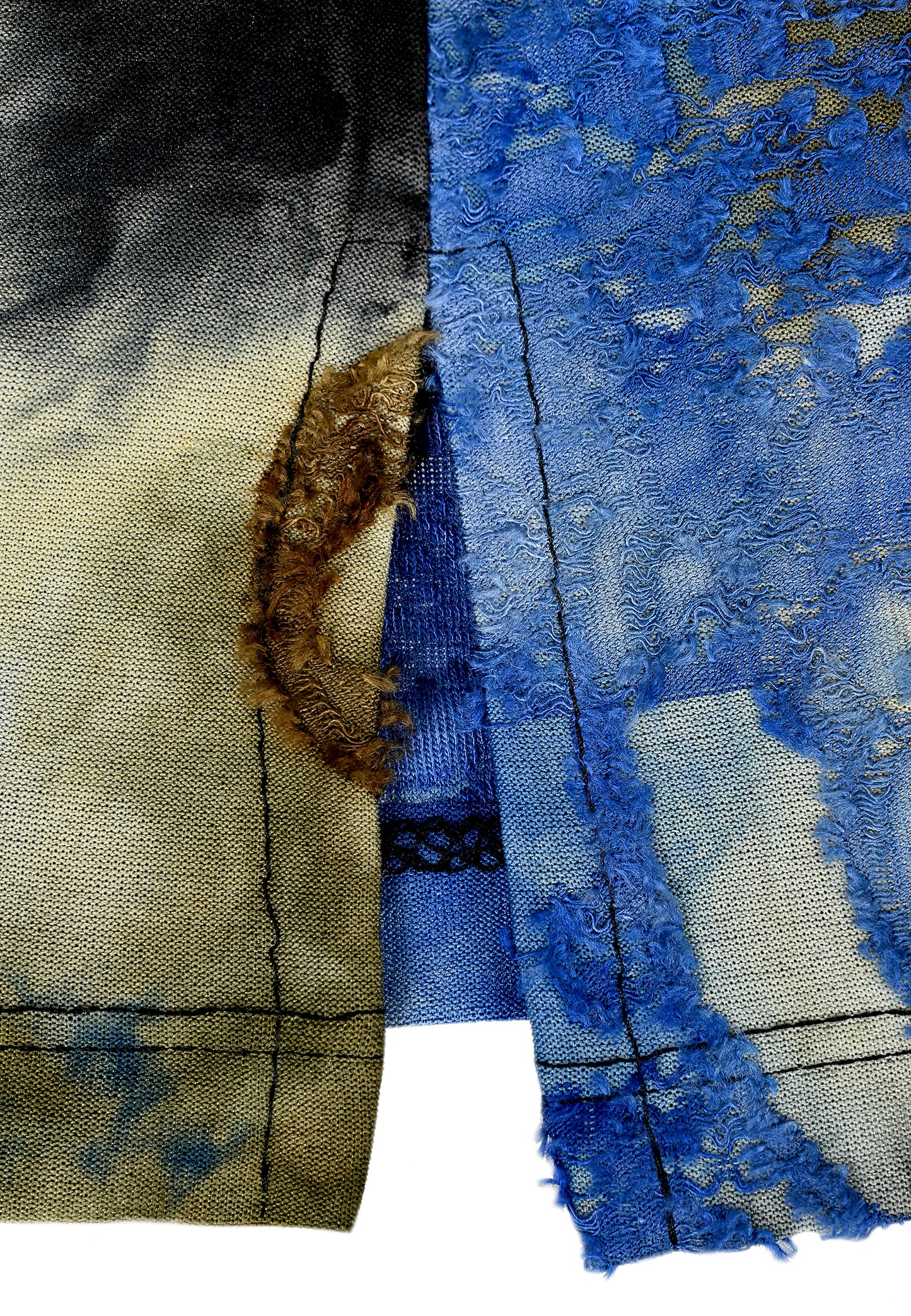 E26663 Shirt T&D Fancy - 04/olive-blue