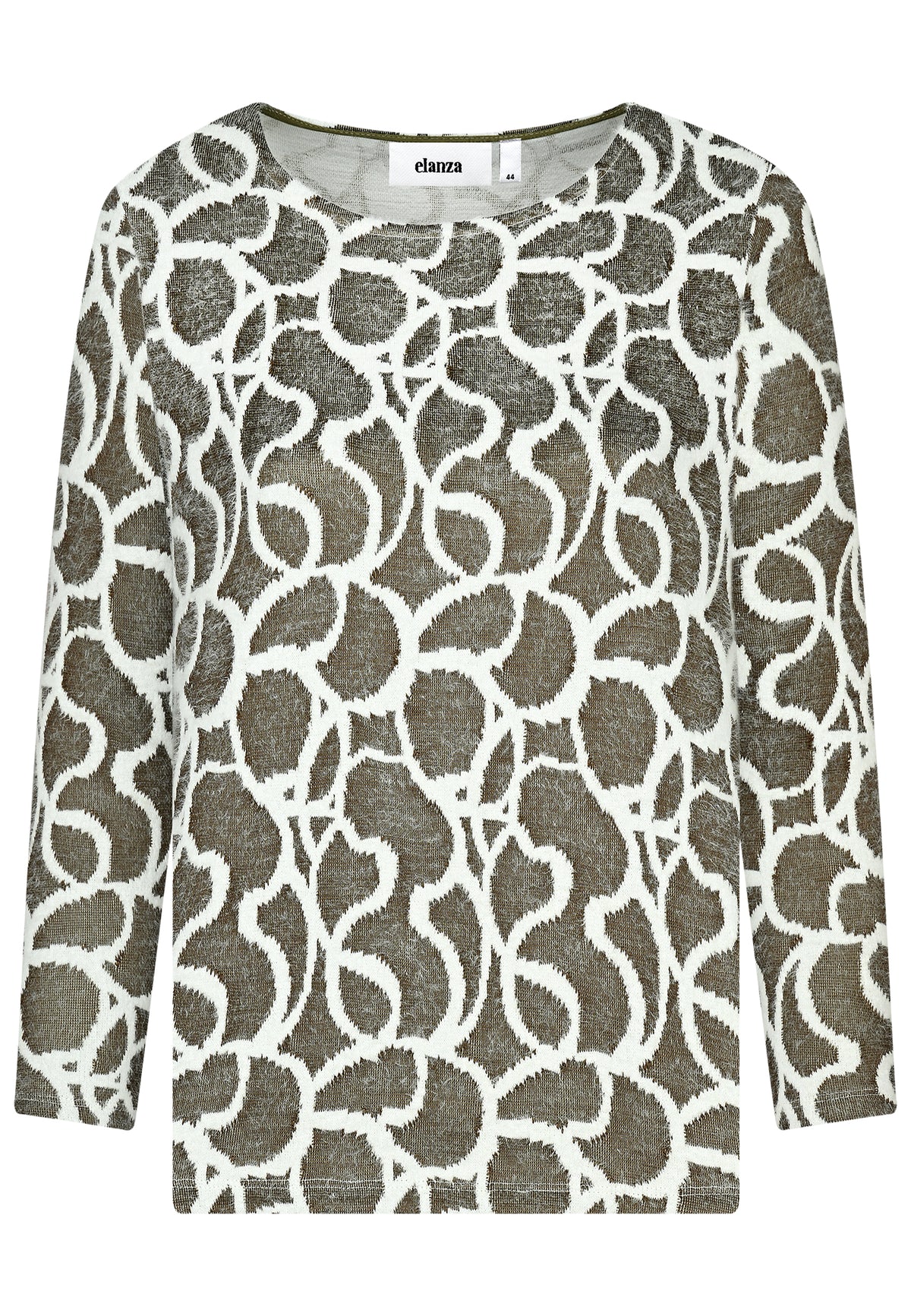 E26764 Shirt Comfy Flow - 14/brown-ecru
