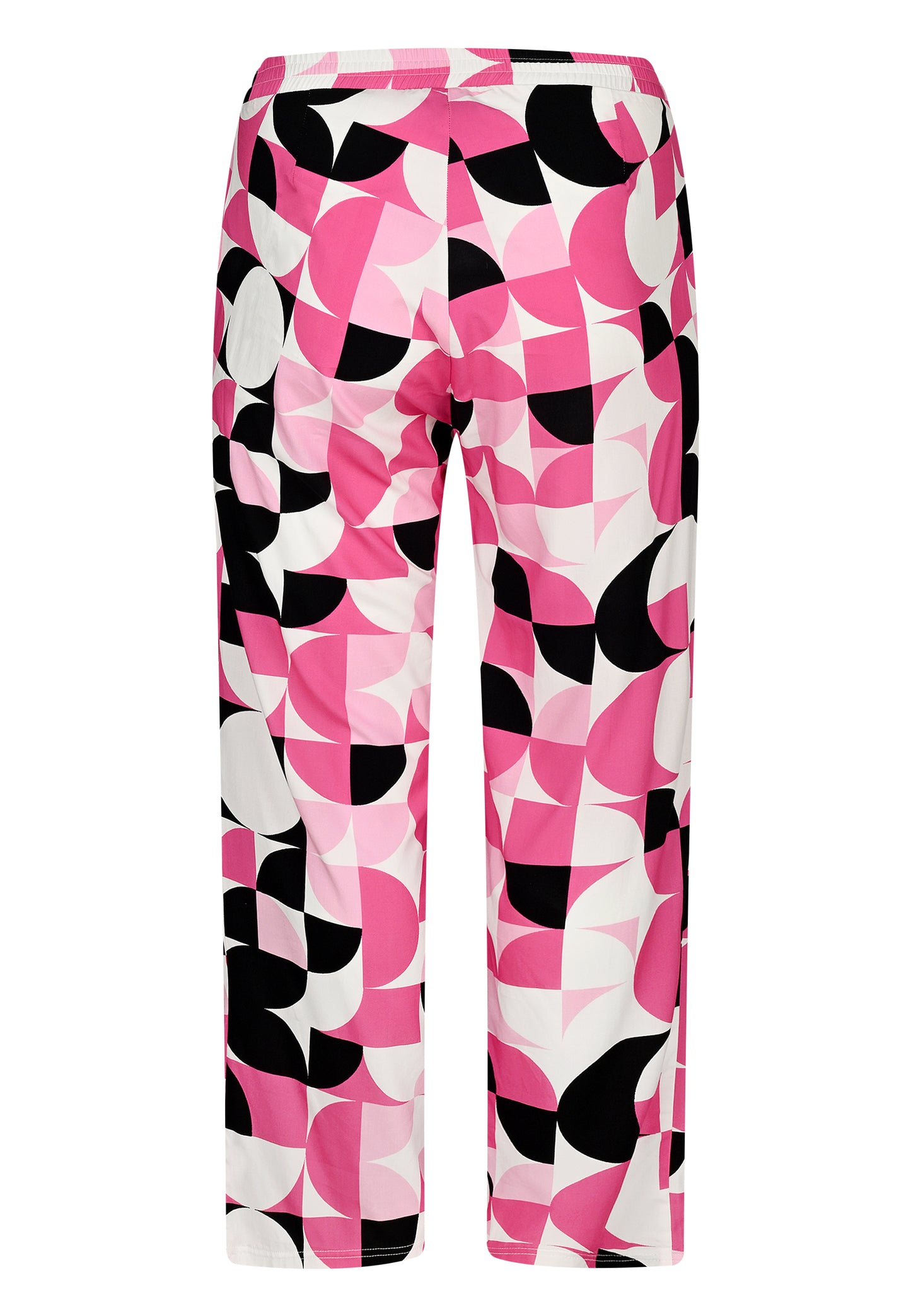 E24283 Broek Geometrisches - 09/roze-zwart