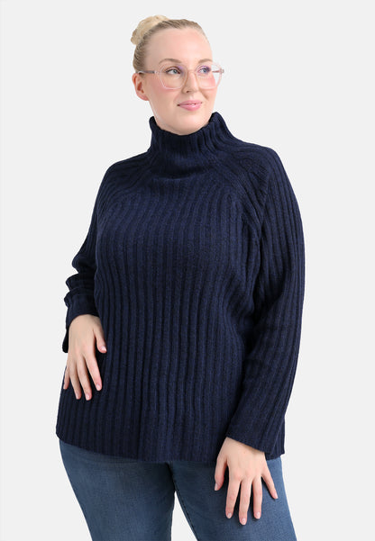 E24784 Trui Raglan - 16/donkerblauw