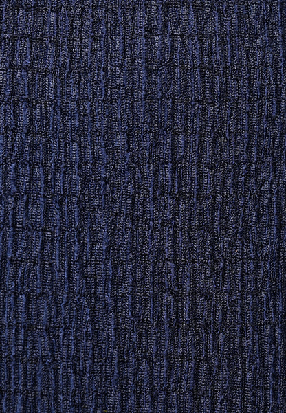 E25491 Broek Crinkle - 16/marineblauw