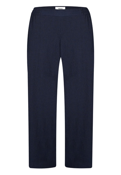E25491 Broek Crinkle - 16/marineblauw