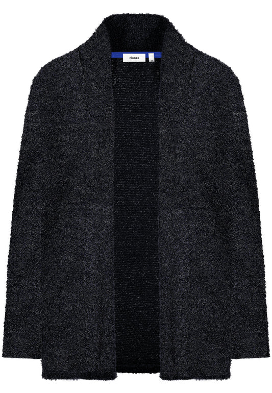 E25685 Strick-Cardigan in Dunkelblau