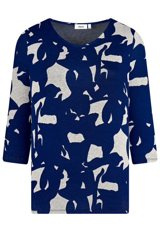 E26163 Shirt Soft Melange - 03/sand-navy