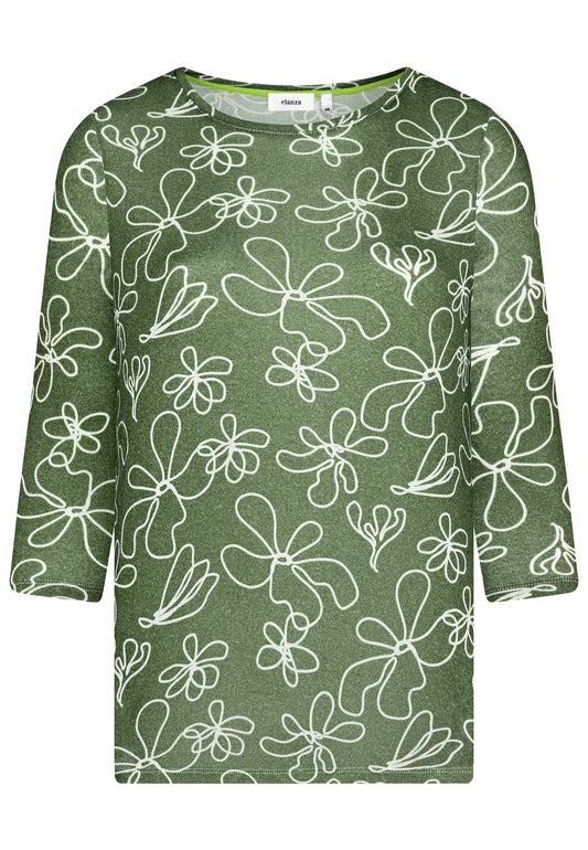 E26268 Shirt Bicolor - 04/khaki-white