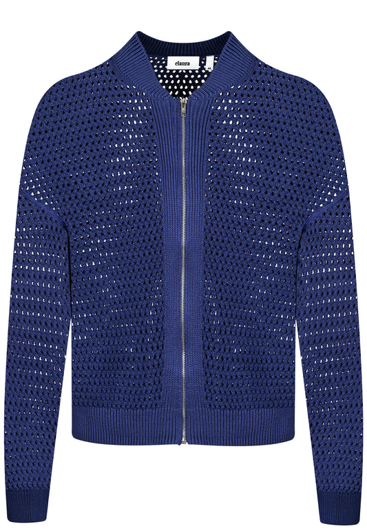 E26273 Zip Cardigan - 16/navy