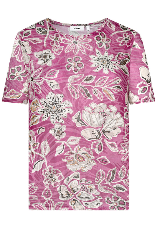 E26362 Shirt Burn Flowers - 09/pink-sand