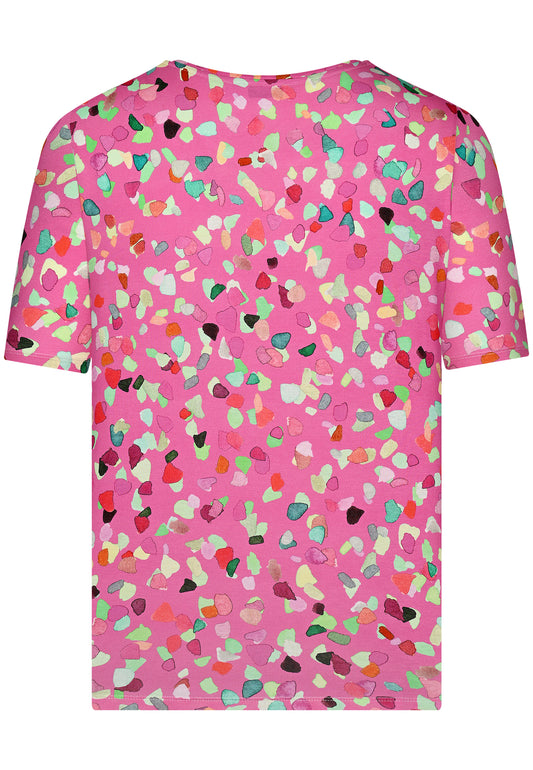 E26363 Shirt Dots Print - 09/pink-multi