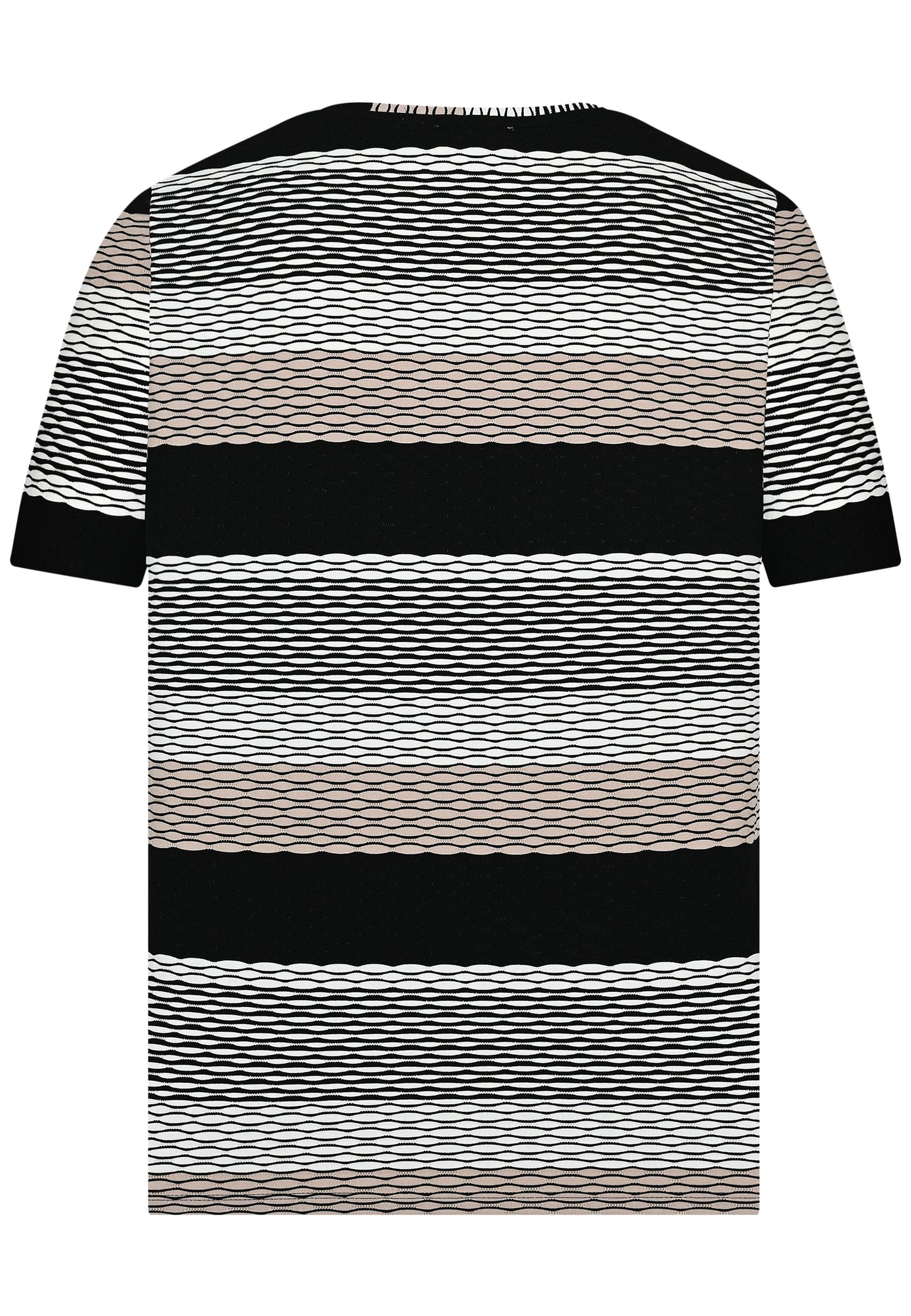 E26381 Shirt Multi Stripe - 21/black-white