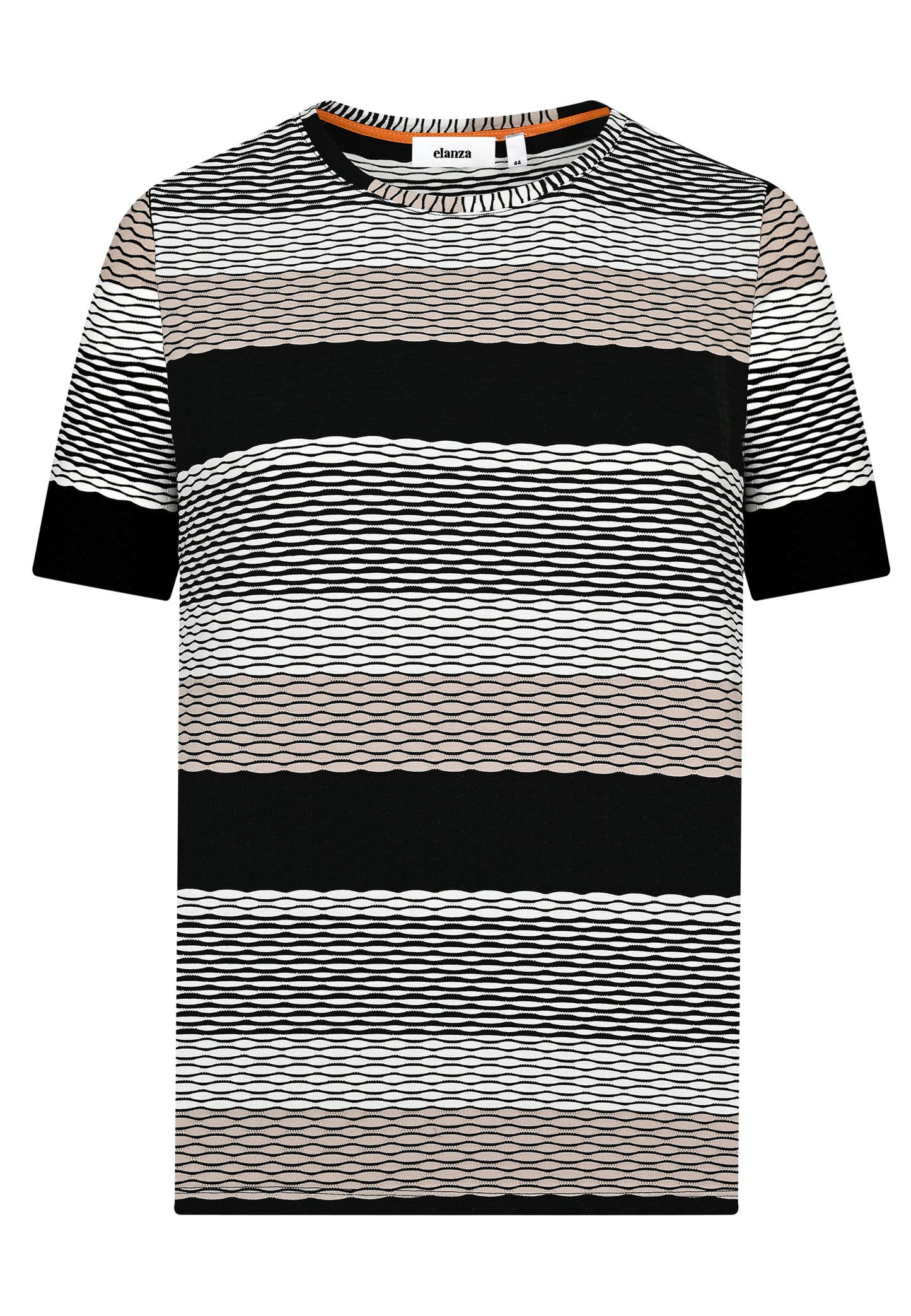 E26381 Shirt Multi Stripe - 21/black-white