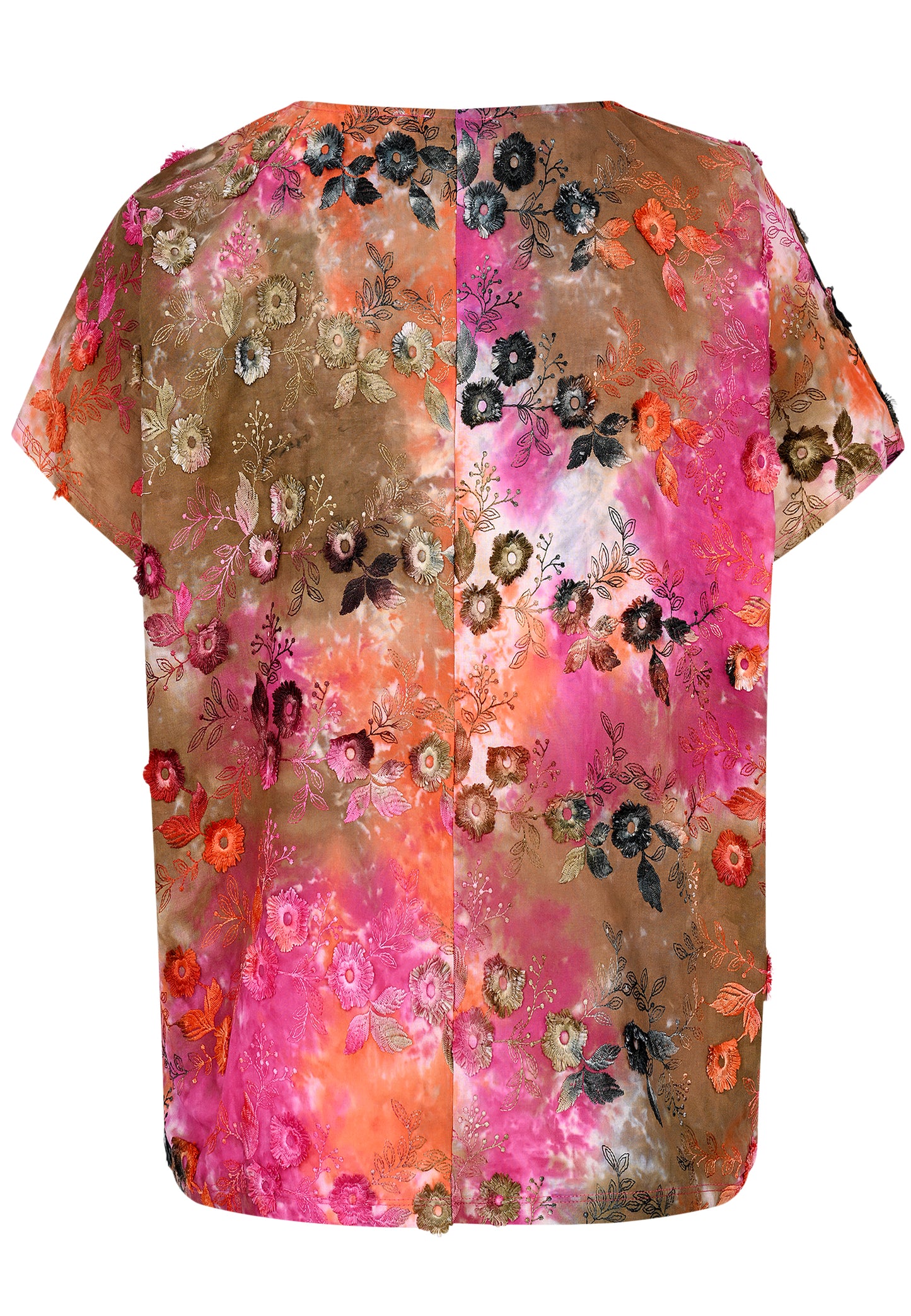 E26382 Shirt T&D - 14/brown-multi