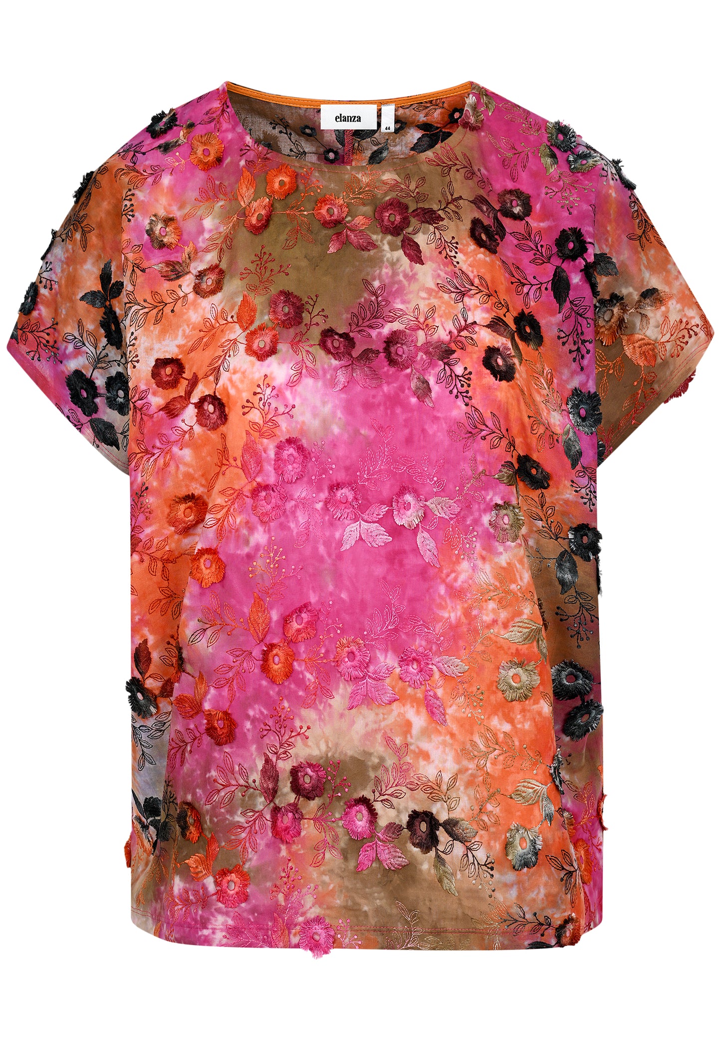 E26382 Shirt T&D - 14/brown-multi