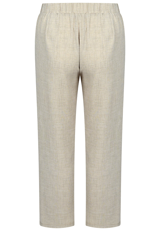 E26388 Trousers Melange - 03/sand