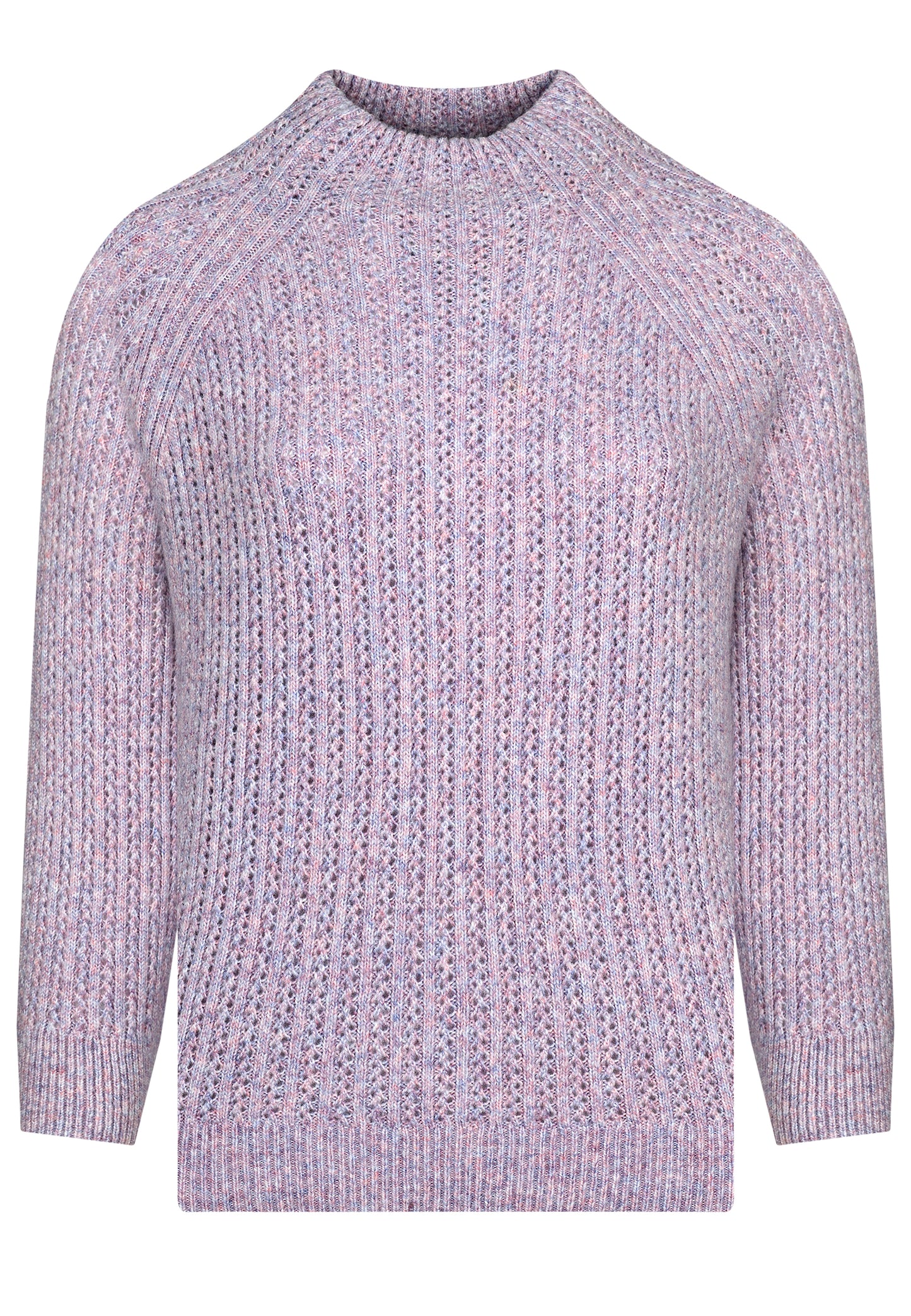 E26561 Pullover Rib Ajour - 08/lilac