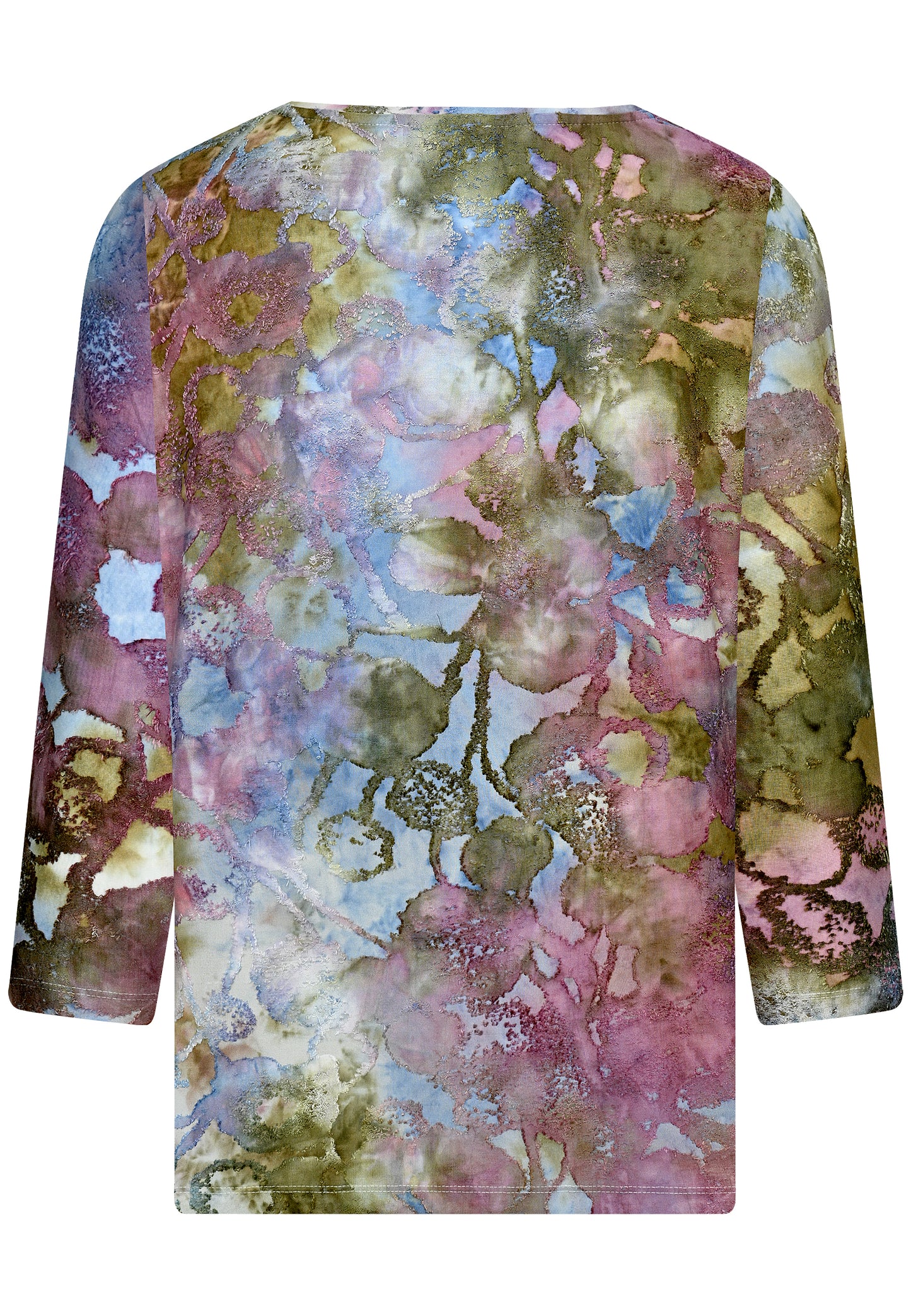 E26566 Shirt T&D Fancy - 04/olive-rose