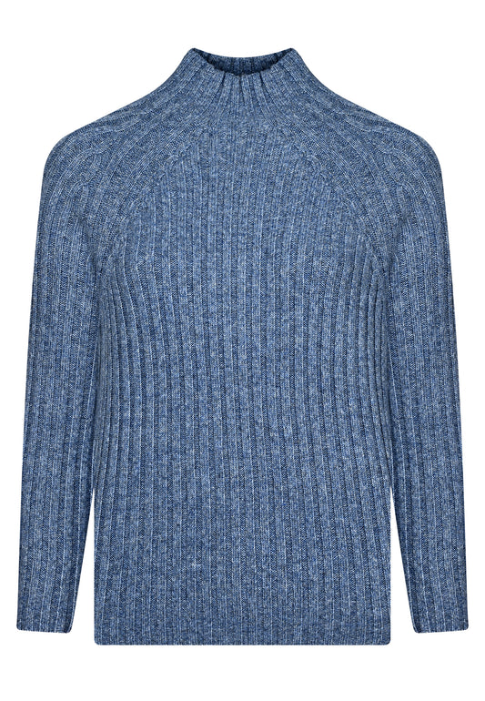 E26661 Sweater Rib Turtle - 10/denim