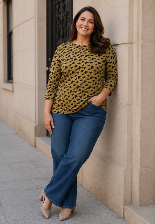 E26662 Shirt Bubble - 04/olive-black