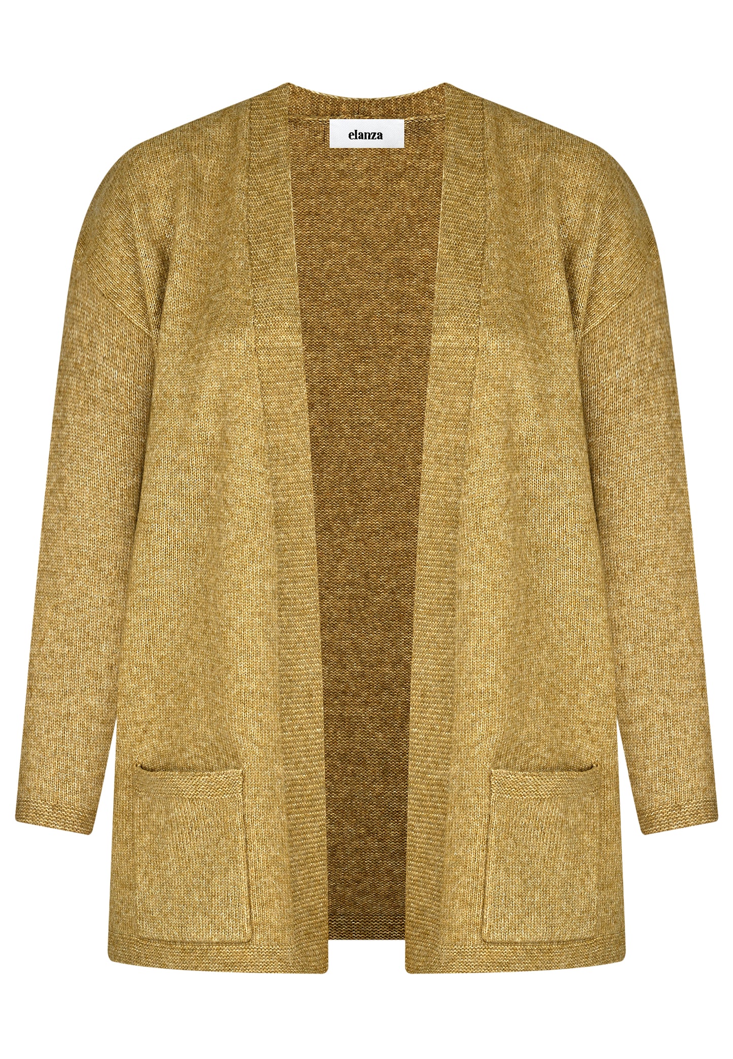 E26666 Open Cardigan - 04/olive