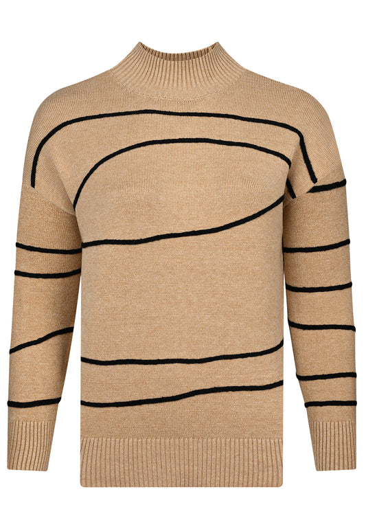 E26761 Sweater TapeStitch - 03/beige-brown